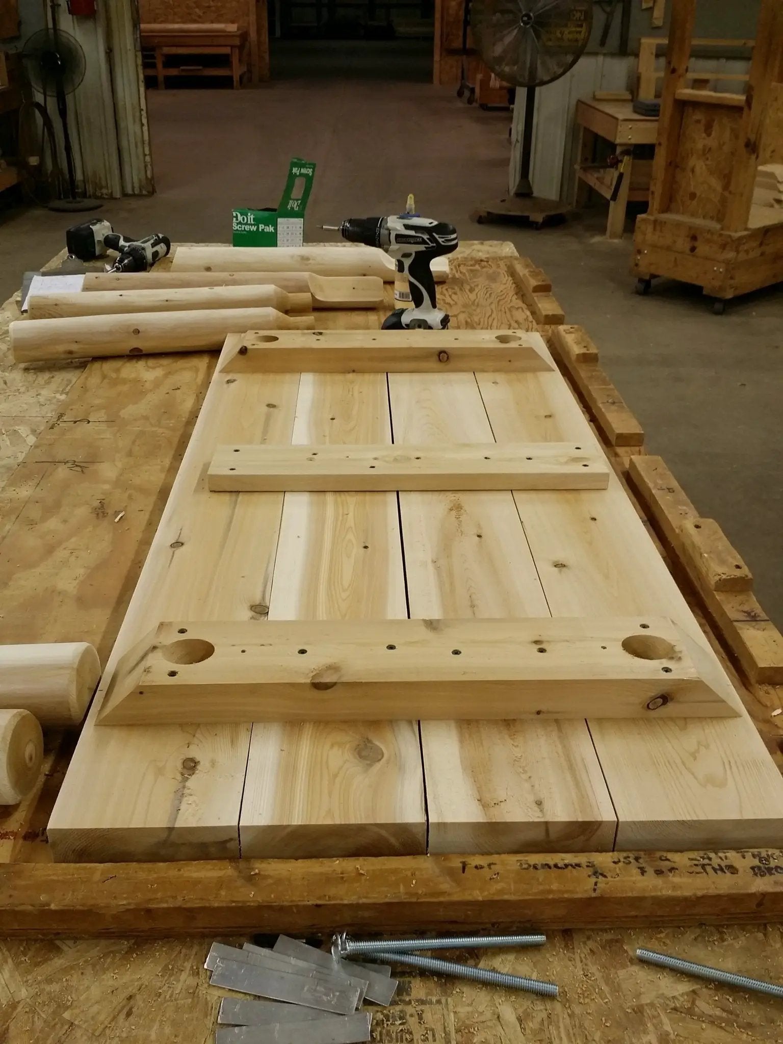 Solid Wood Farmhouse Dining Table by Cedar Creek Rustic Furniture