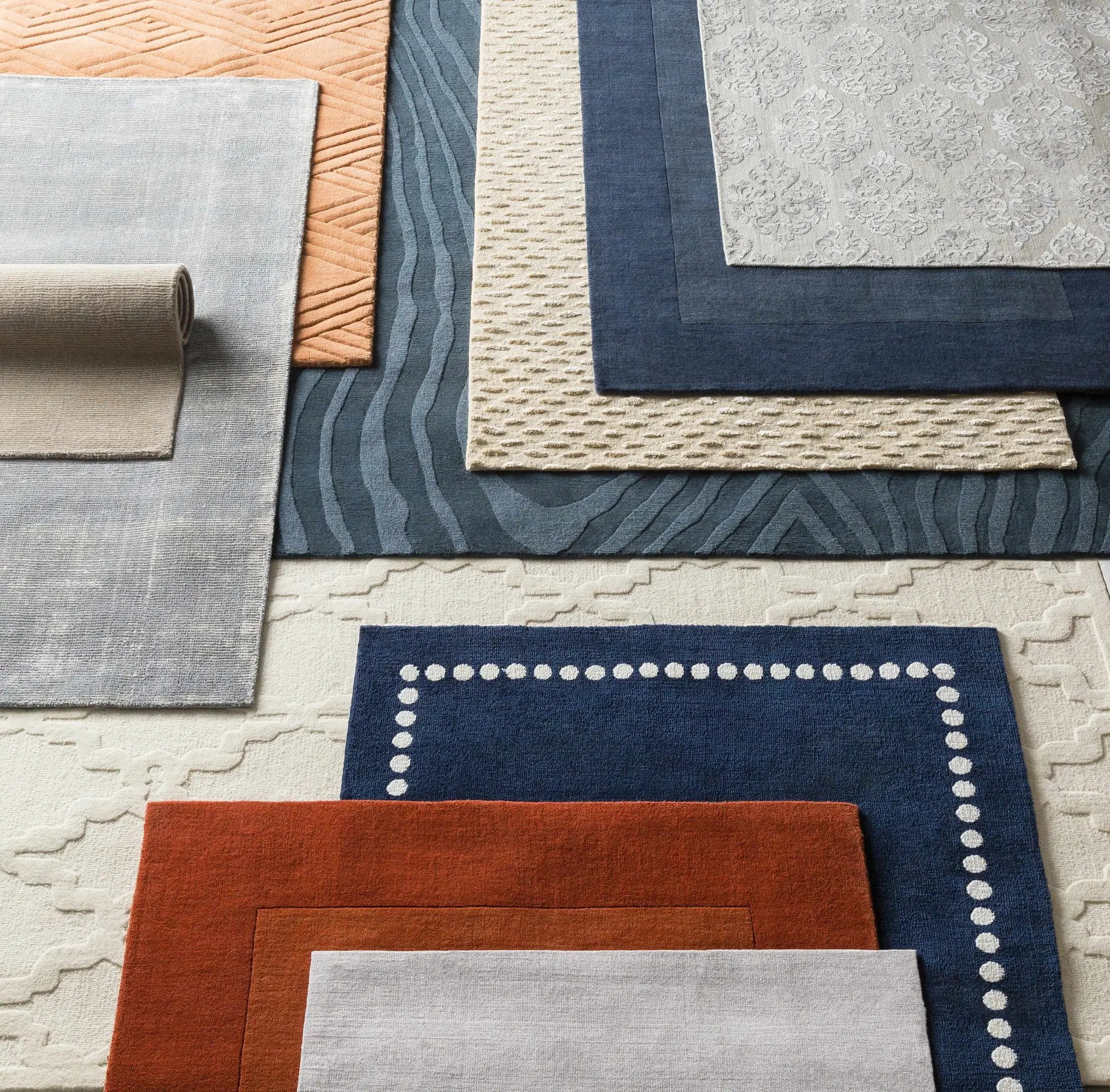 Brockton Solid Gray Wool Rug by Boutique Rugs