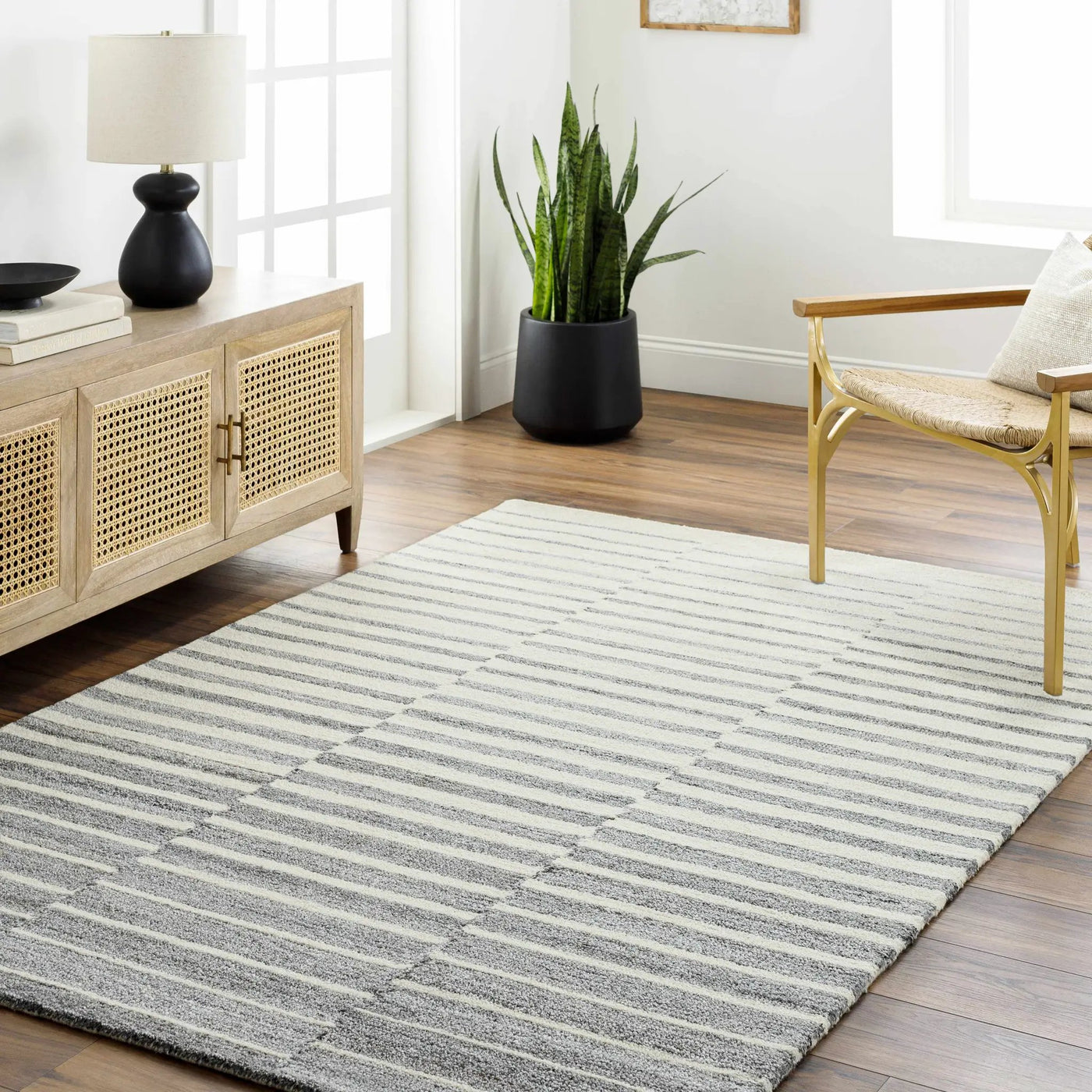 Gawel Gray Area Rug - Clearance by Boutique Rugs