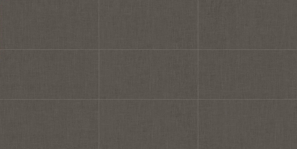 Soul Dw Coffee Cloth Cove Base Fabric Look Porcelain 6x12 by landmarkceramics