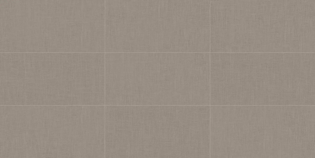 Soul Dw Ivory Line Cove Base Fabric Look Porcelain 6x12 by landmarkceramics