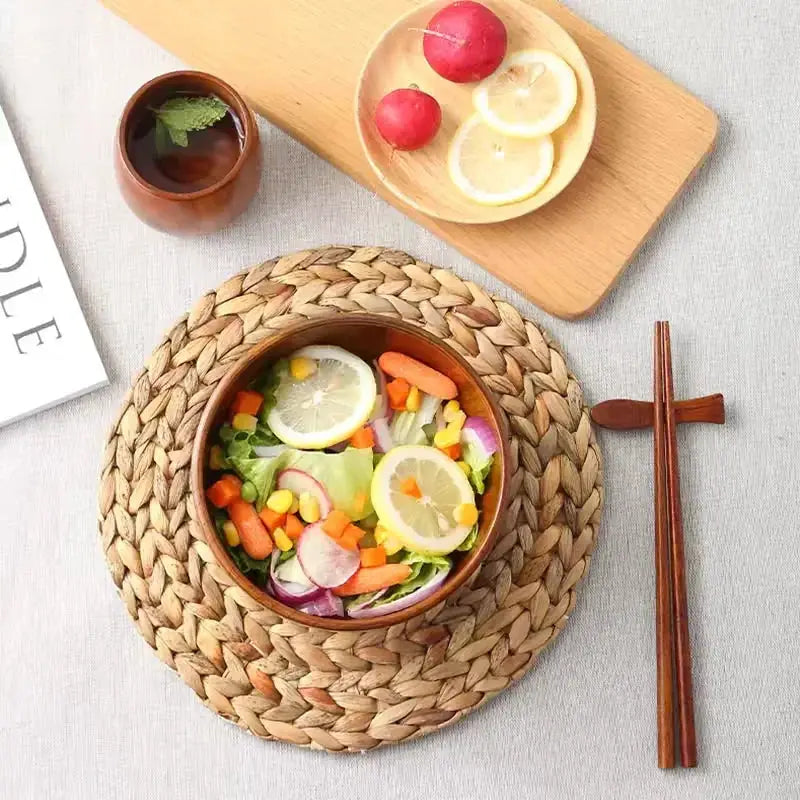 Soup Bowls - Retro Wooden Small by House Of Avana