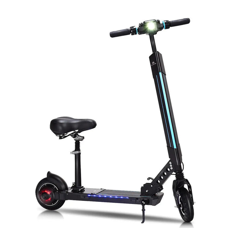 Foldable Electric Scooter with Removable Seat LED by DirectDeals