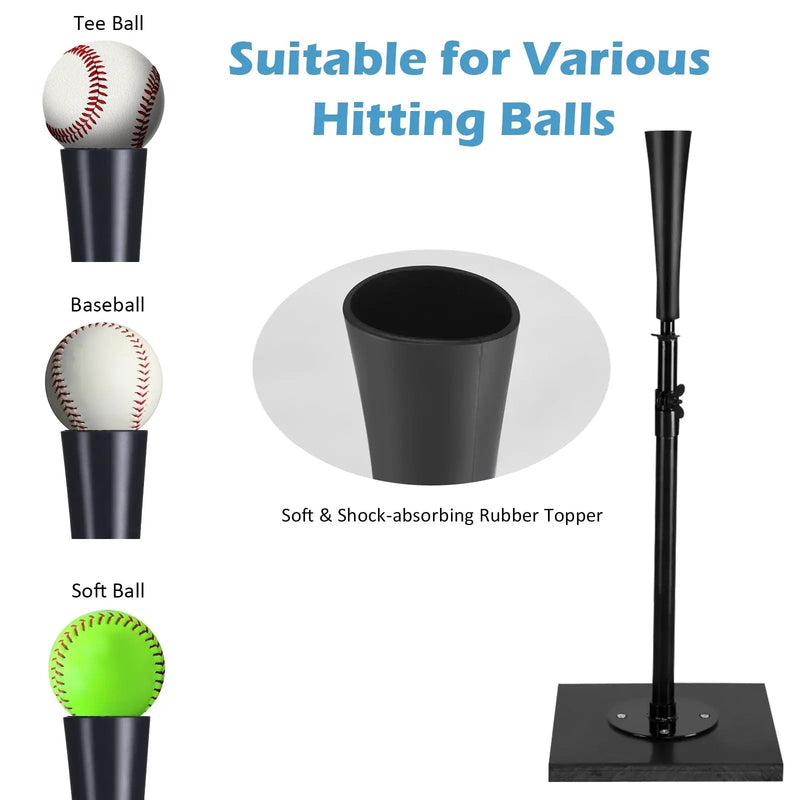 36 Inch Adjustable Heavy Duty Batting Tee for Baseball by DirectDeals