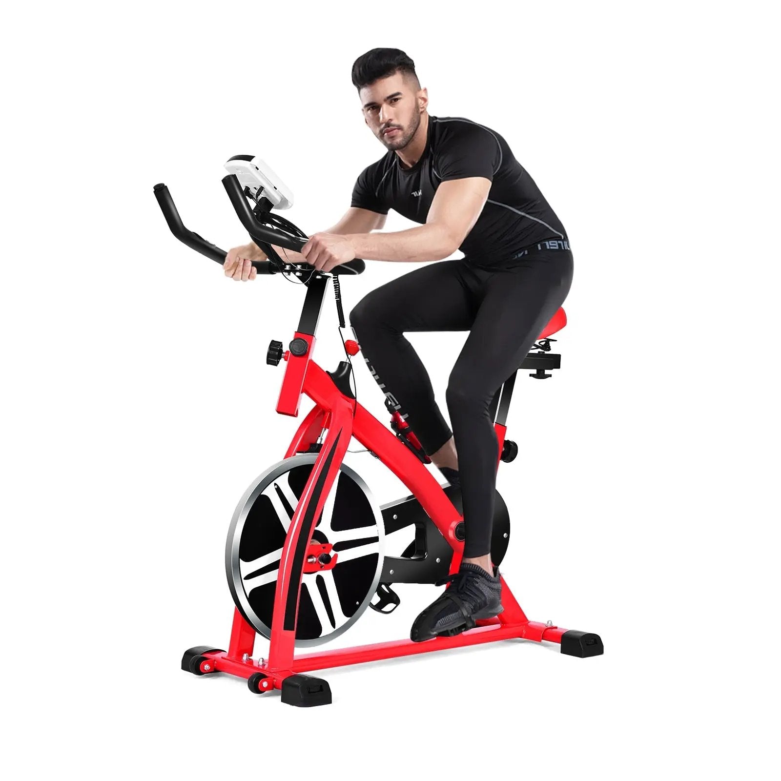Adjustable Exercise Bicycle for Cycling and Cardio Fitness by DirectDeals