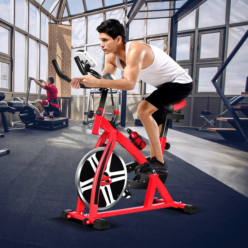 Adjustable Exercise Bicycle for Cycling and Cardio Fitness by DirectDeals