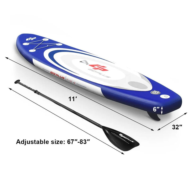 11' Inflatable Stand Up Paddle Board with Accessories by DirectDeals