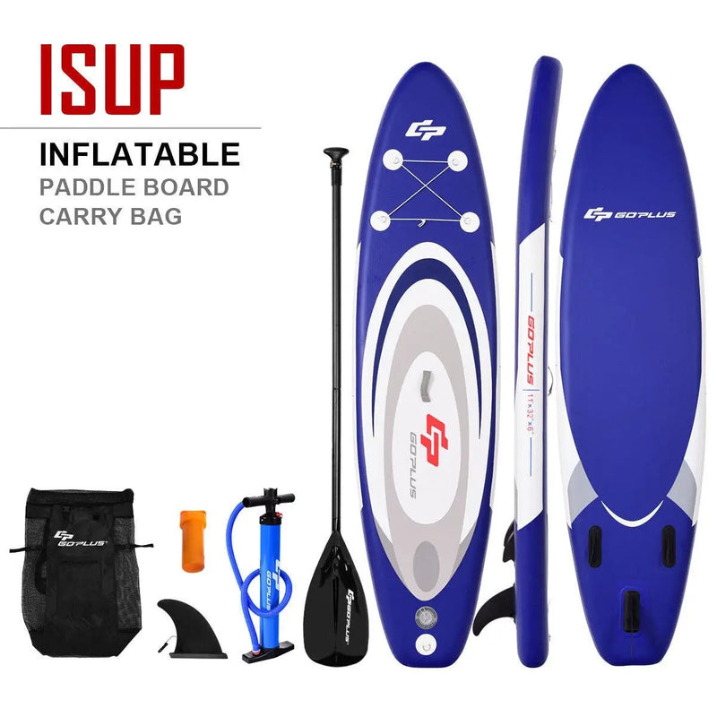 11' Inflatable Stand Up Paddle Board with Accessories by DirectDeals