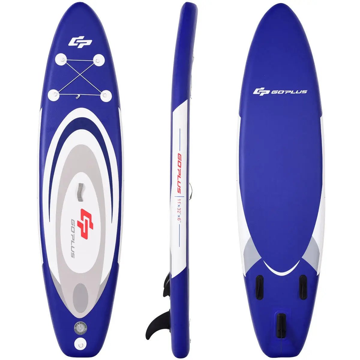 10 Feet Inflatable Stand Up Paddle Surfboard with Bag by DirectDeals