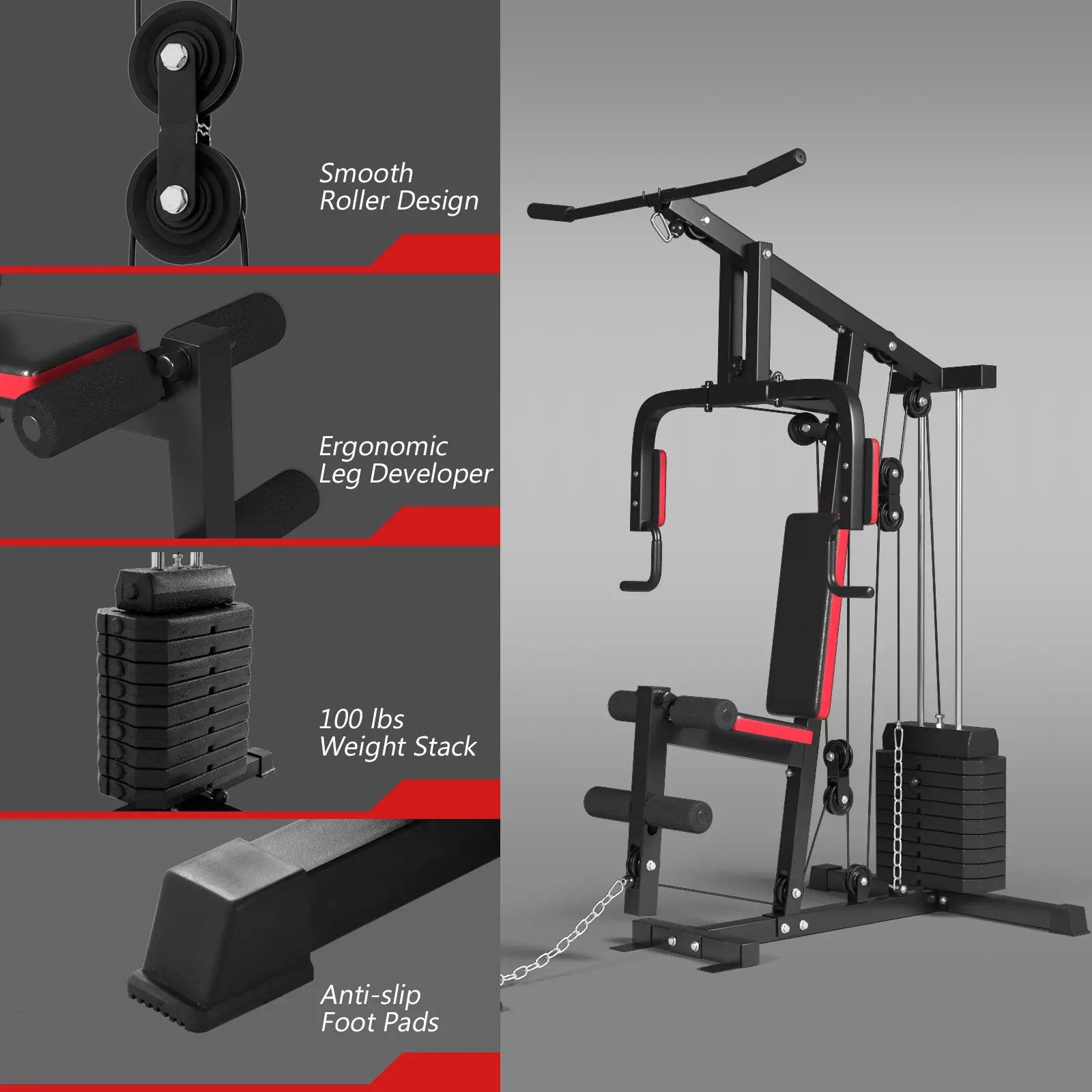 Multifunction Cross Trainer Workout Machine by DirectDeals