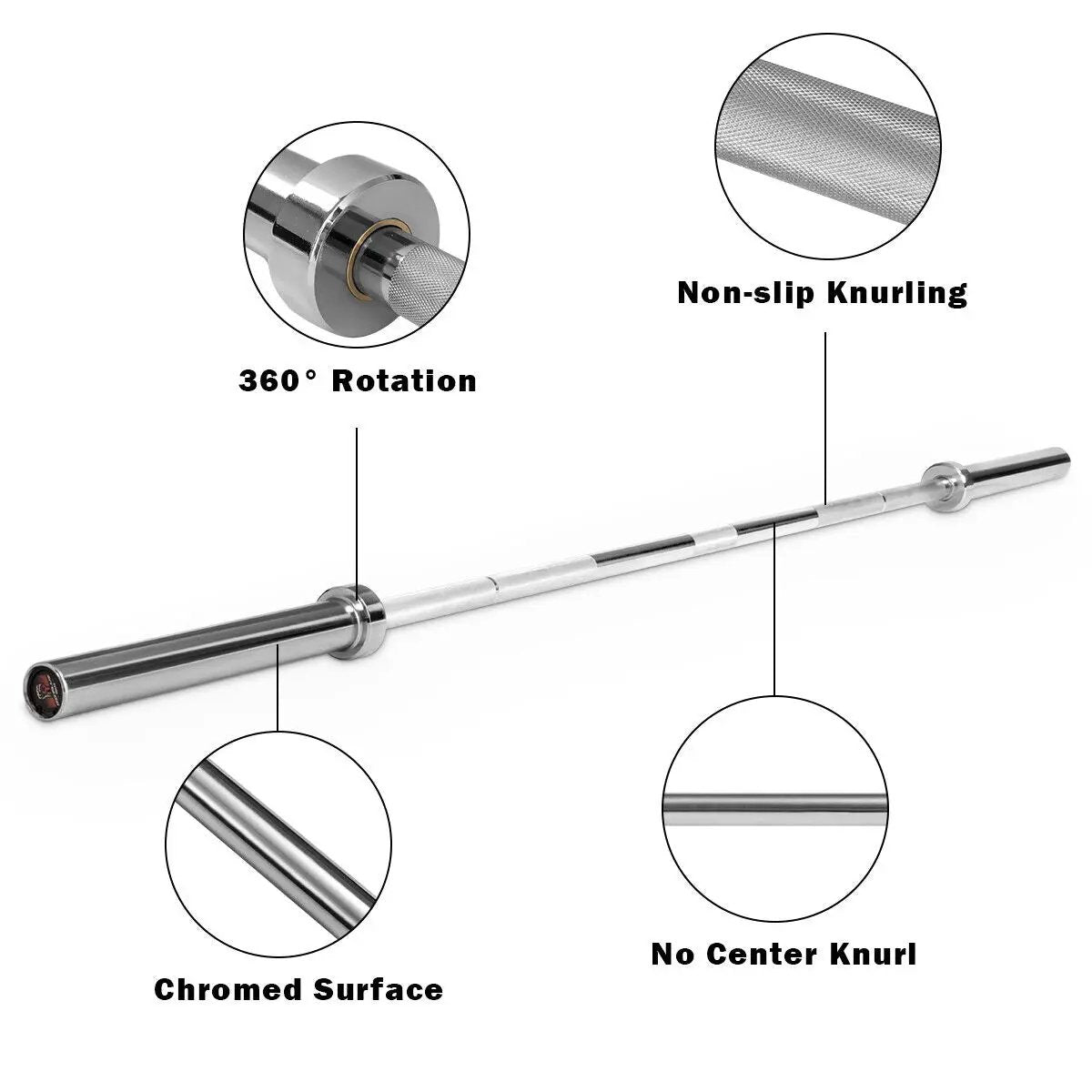 1000 lbs Weight Lifting Barbell by DirectDeals
