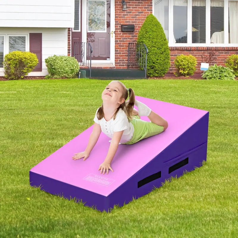 Incline Gymnastics Mat Wedge Ramp Gym Tumbling Exercise Mat by DirectDeals