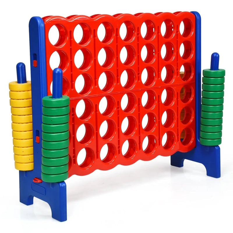 Jumbo 4-to-Score Giant Game Set with 42 Jumbo Rings and Quick-Release Slider by DirectDeals