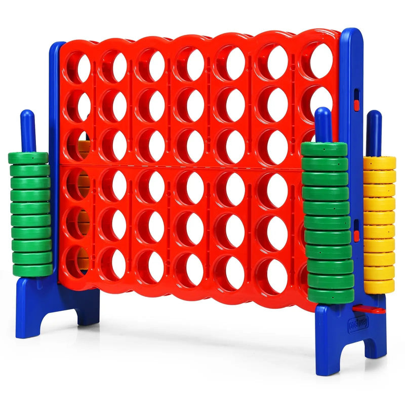 Jumbo 4-to-Score Giant Game Set with 42 Jumbo Rings and Quick-Release Slider by DirectDeals