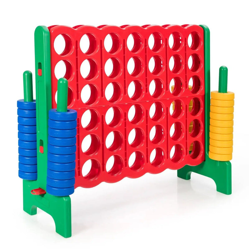 Jumbo 4-to-Score Giant Game Set with 42 Jumbo Rings and Quick-Release Slider by DirectDeals
