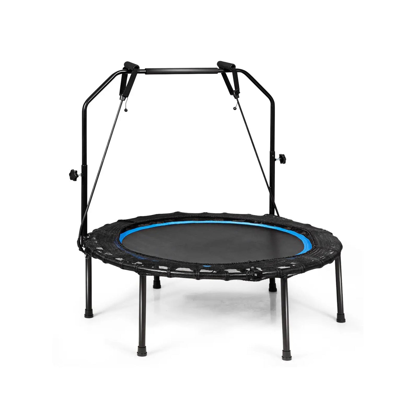 40 Inch Foldable Fitness Rebounder with Resistance Bands Adjustable Home by DirectDeals