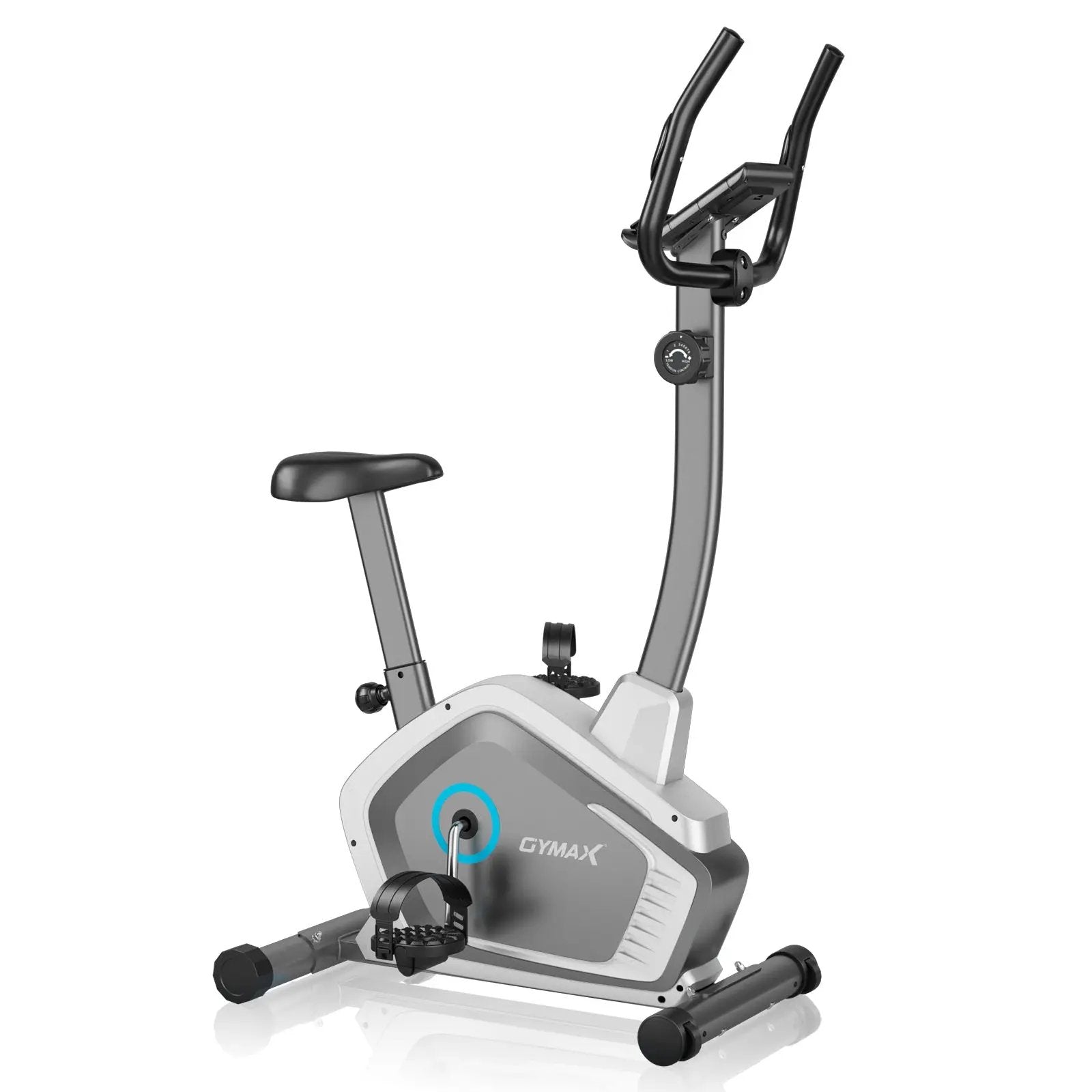 Magnetic Stationary Upright Cycling Bike with 8-Level Resistance by DirectDeals