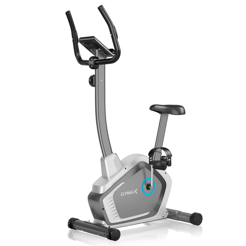 Magnetic Stationary Upright Cycling Bike with 8-Level Resistance by DirectDeals