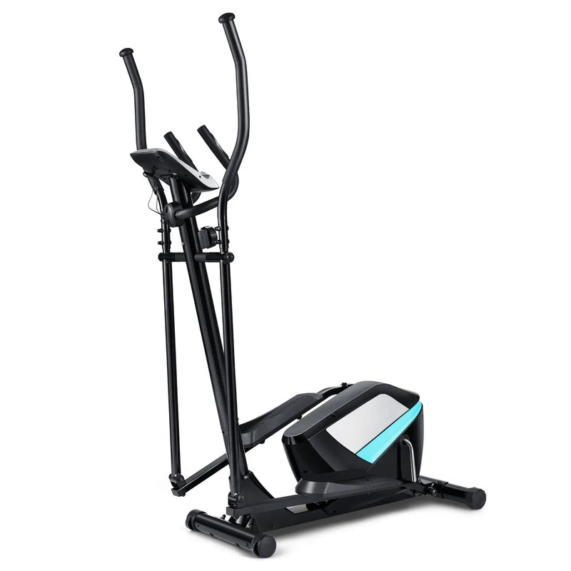 Magnetic Elliptical Machine Cross Trainer with Display Pulse Sensor 8-Level by DirectDeals