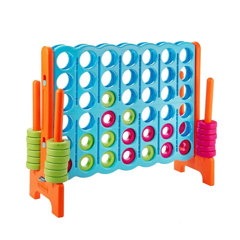Jumbo 4 in a Row 4-to-Score Giant Game Set-White by DirectDeals
