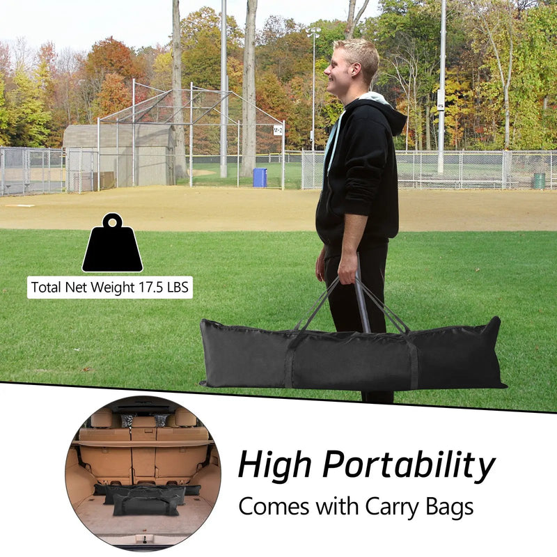 Portable Practice Net Kit with 3 Carrying Bags by DirectDeals