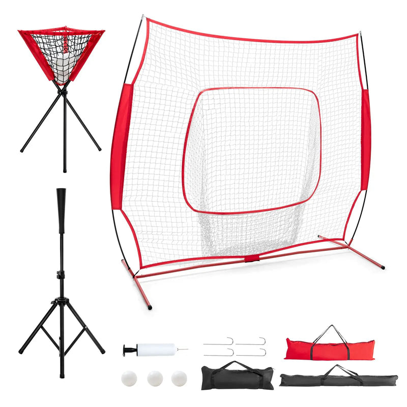 Portable Practice Net Kit with 3 Carrying Bags by DirectDeals
