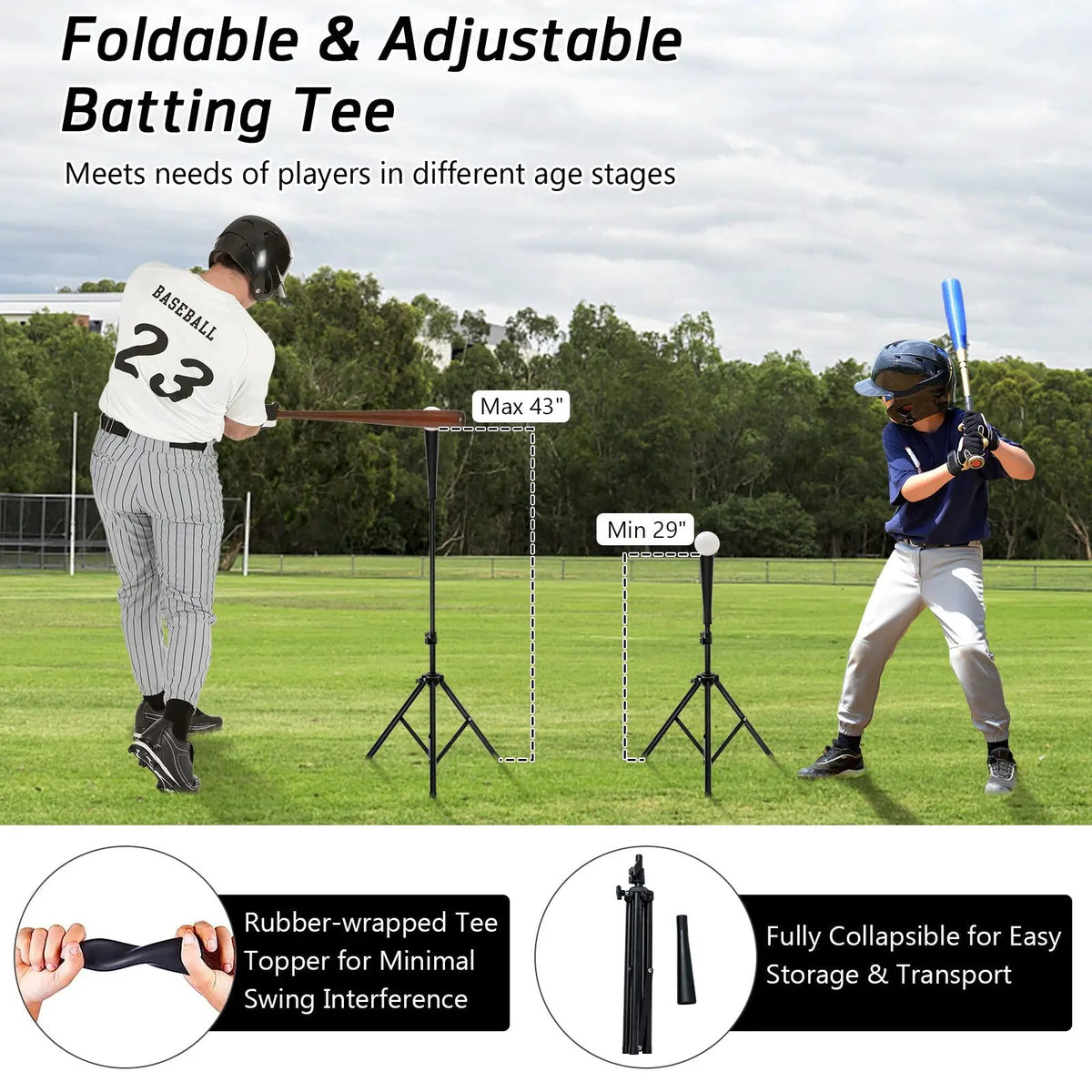 Portable Practice Net Kit with 3 Carrying Bags by DirectDeals