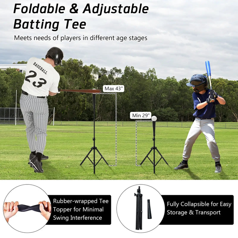 Portable Practice Net Kit with 3 Carrying Bags by DirectDeals