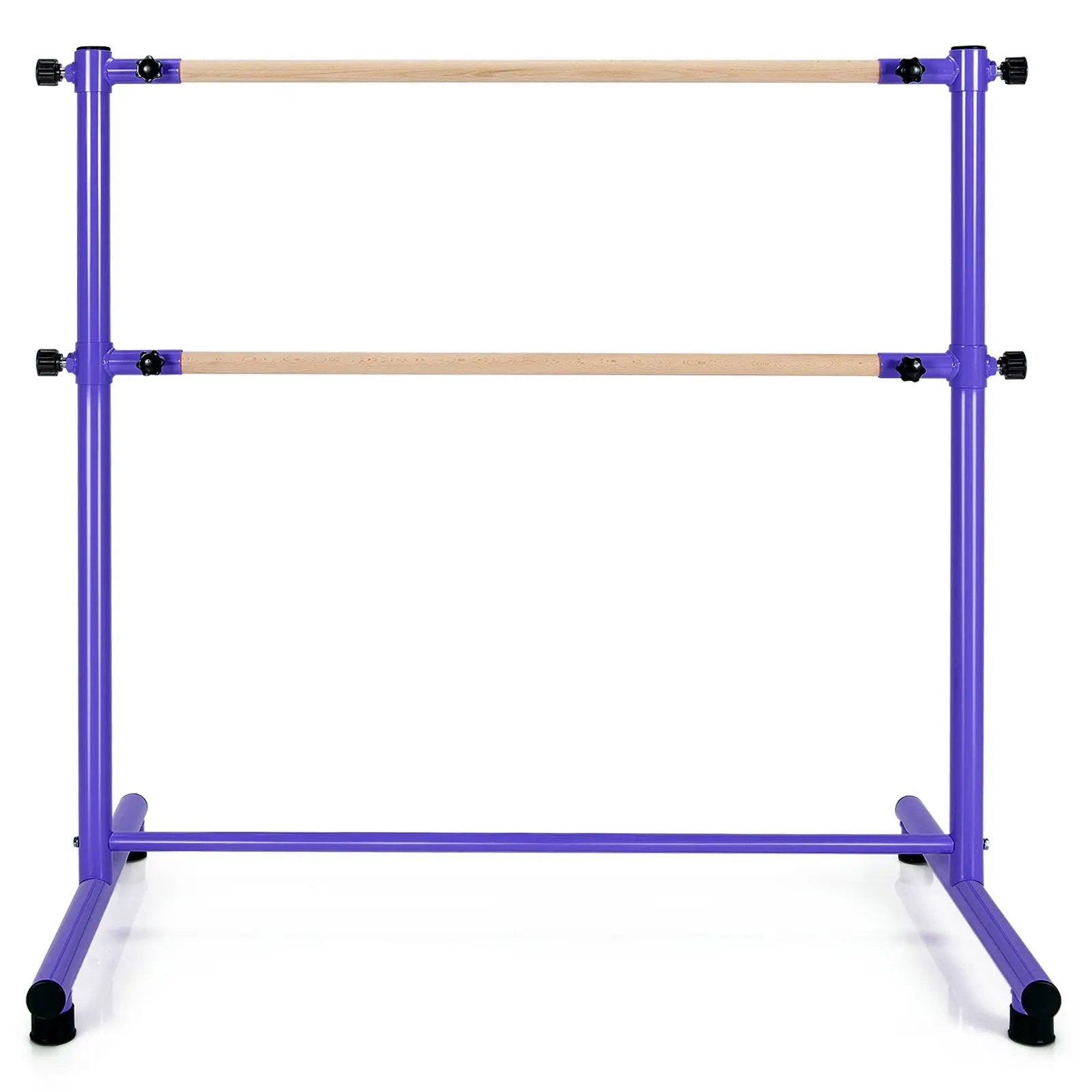 47 Inch Double Ballet Barre with Anti-Slip Footpads by DirectDeals