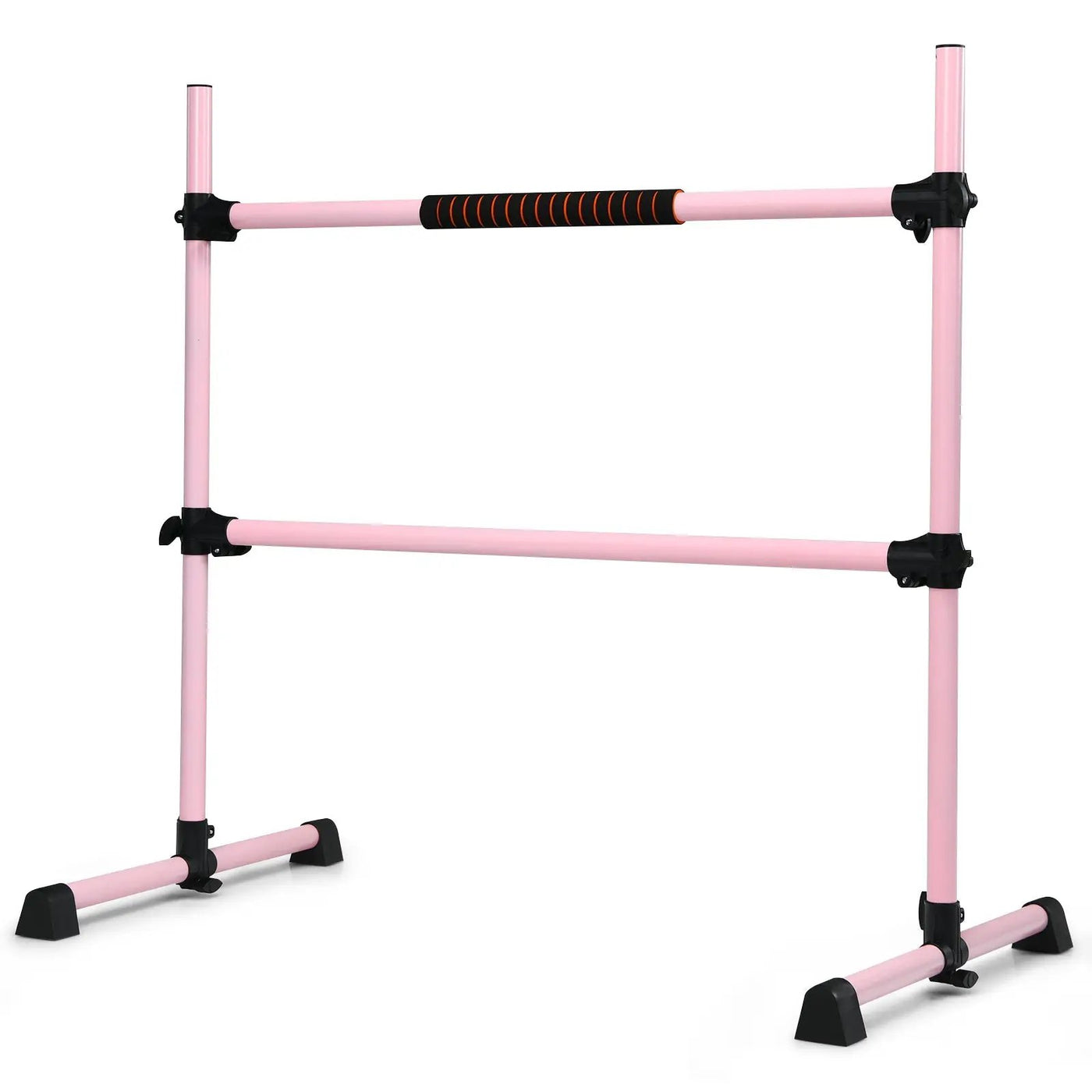 4 Feet Portable Ballet Barre with Adjustable Height by DirectDeals