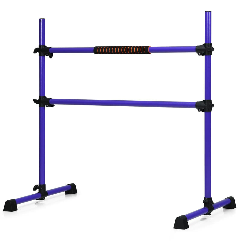 4 Feet Portable Ballet Barre with Adjustable Height by DirectDeals