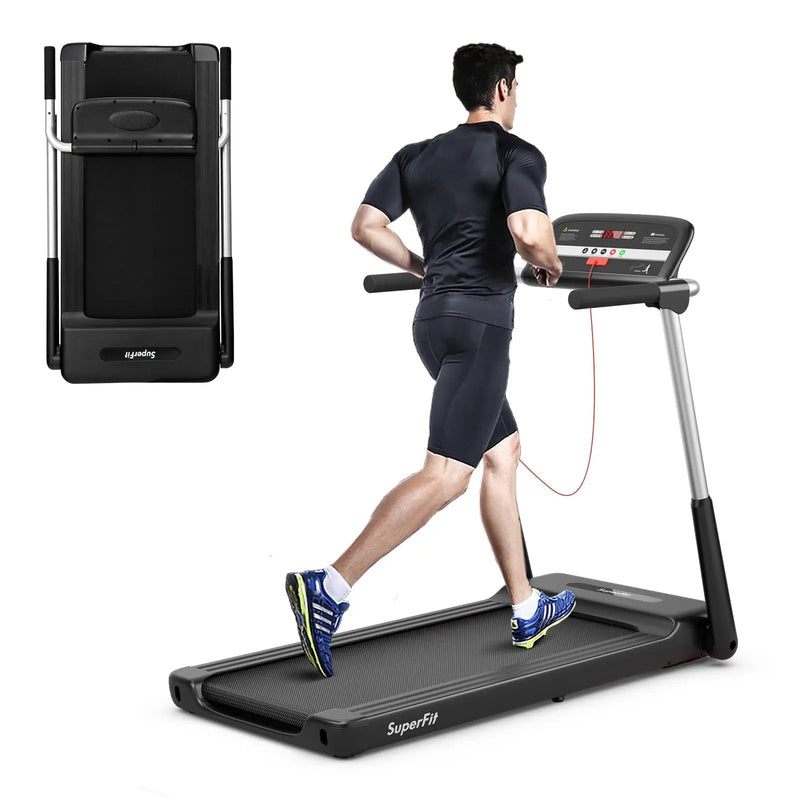 Foldable Treadmill with APP Control and LED Display 2.25 HP by DirectDeals