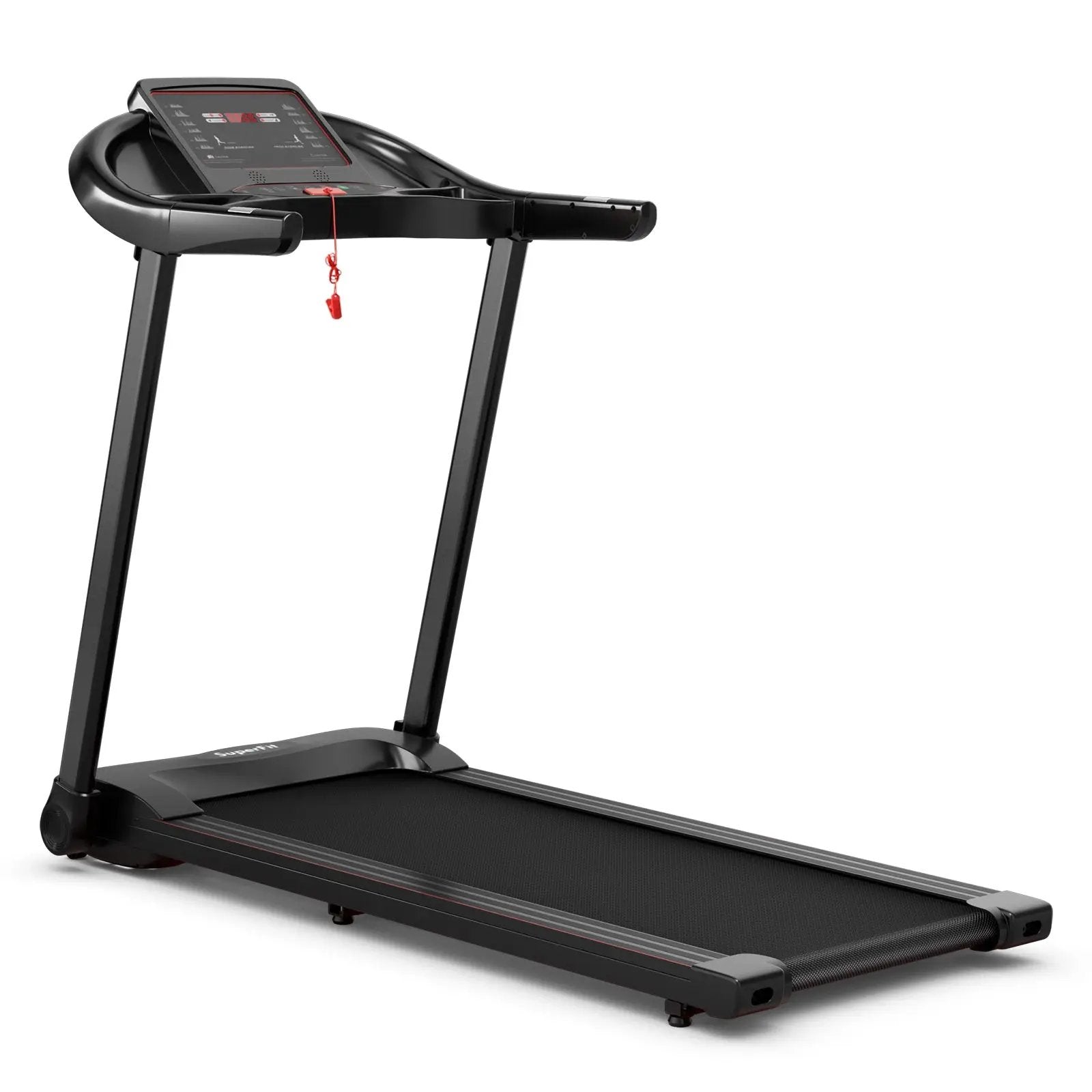 2.25HP Electric Folding Treadmill with HD LED Display and APP Control Speaker by DirectDeals