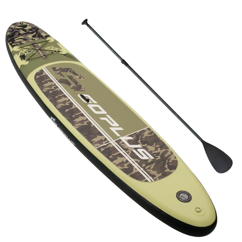 11 Feet Inflatable Standing Board Surfboard with Bag and Paddle by DirectDeals