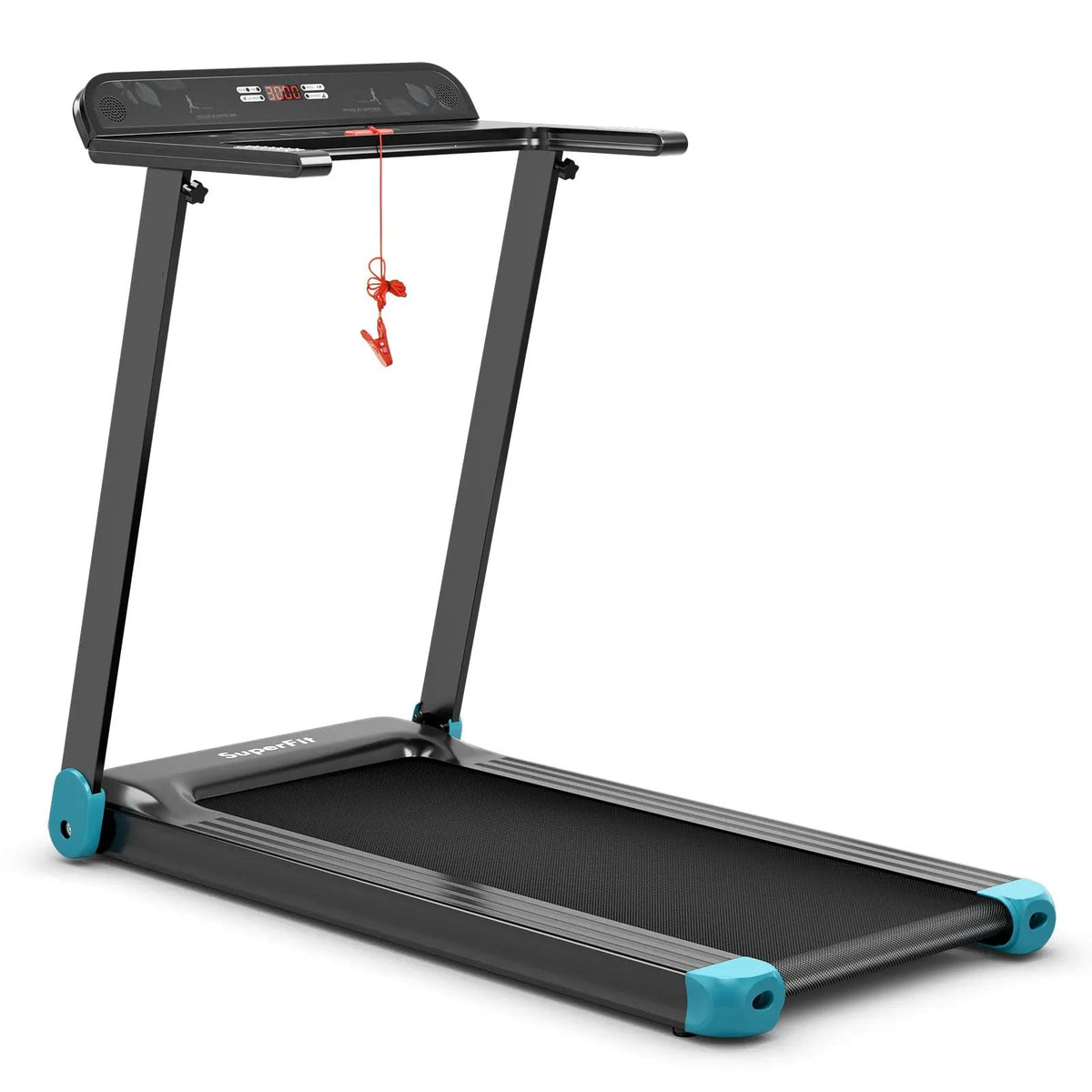 Folding Electric Compact Walking Treadmill with APP Control Speaker by DirectDeals