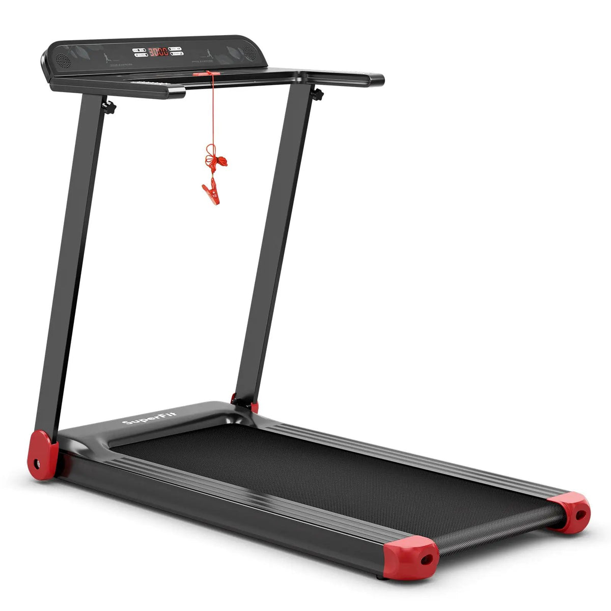 Folding Electric Compact Walking Treadmill with APP Control Speaker by DirectDeals
