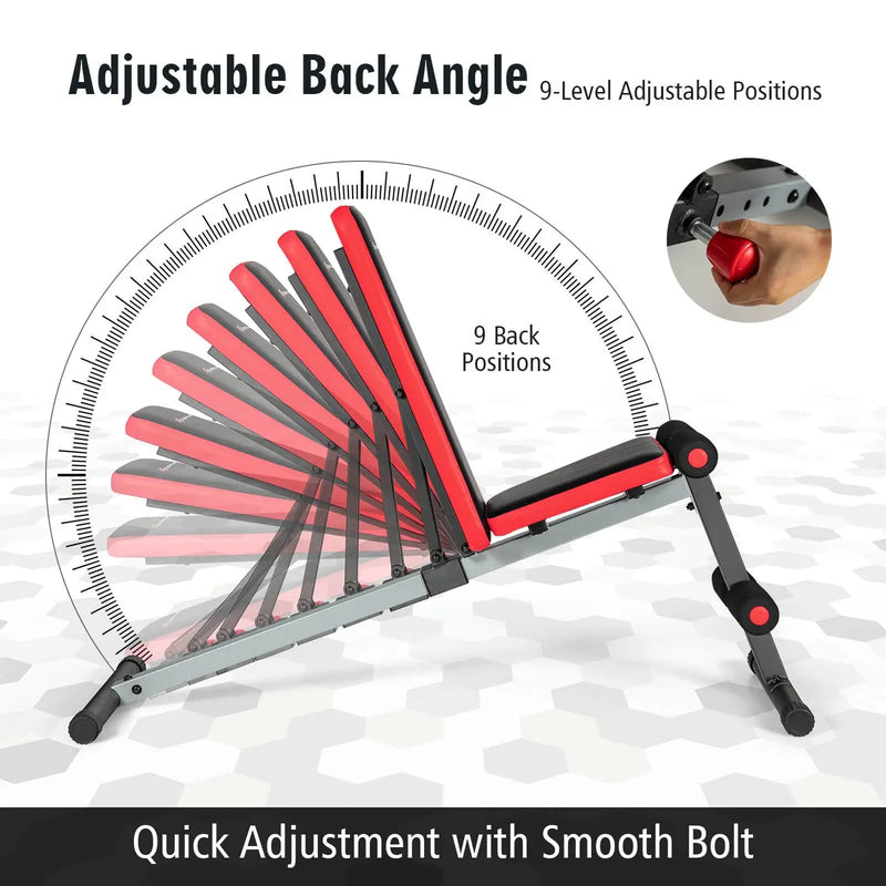 Multi-function Weight Bench with Adjustable Backrest by DirectDeals