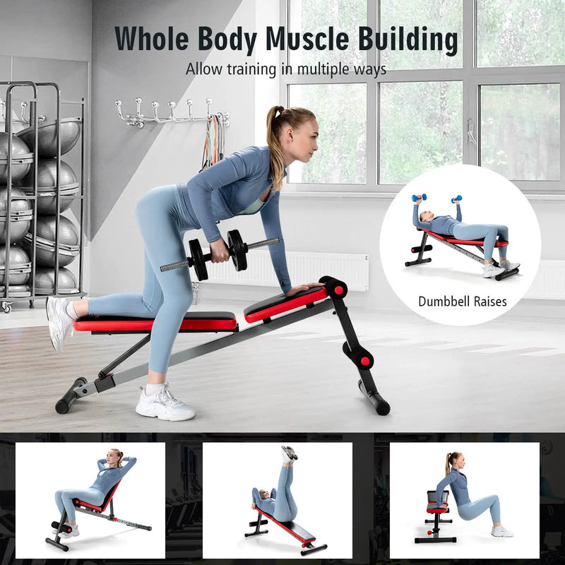 Multi-function Weight Bench with Adjustable Backrest by DirectDeals