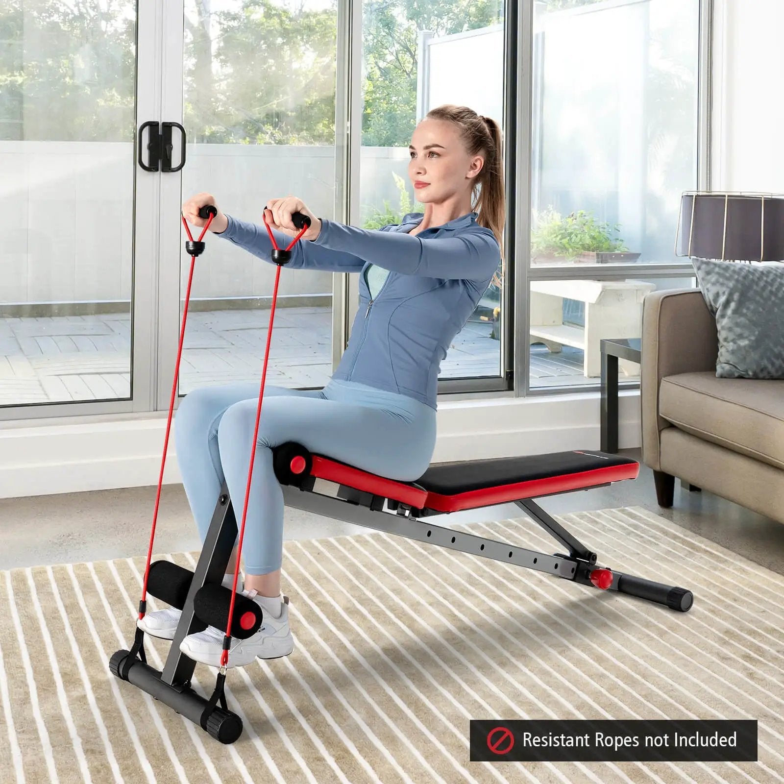 Multi-function Weight Bench with Adjustable Backrest by DirectDeals