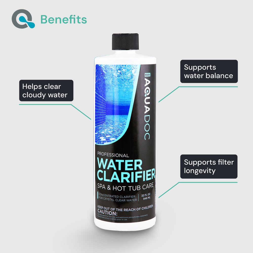 Spa Water Clarifier & Stain and Scale Bundle by AquaDoc