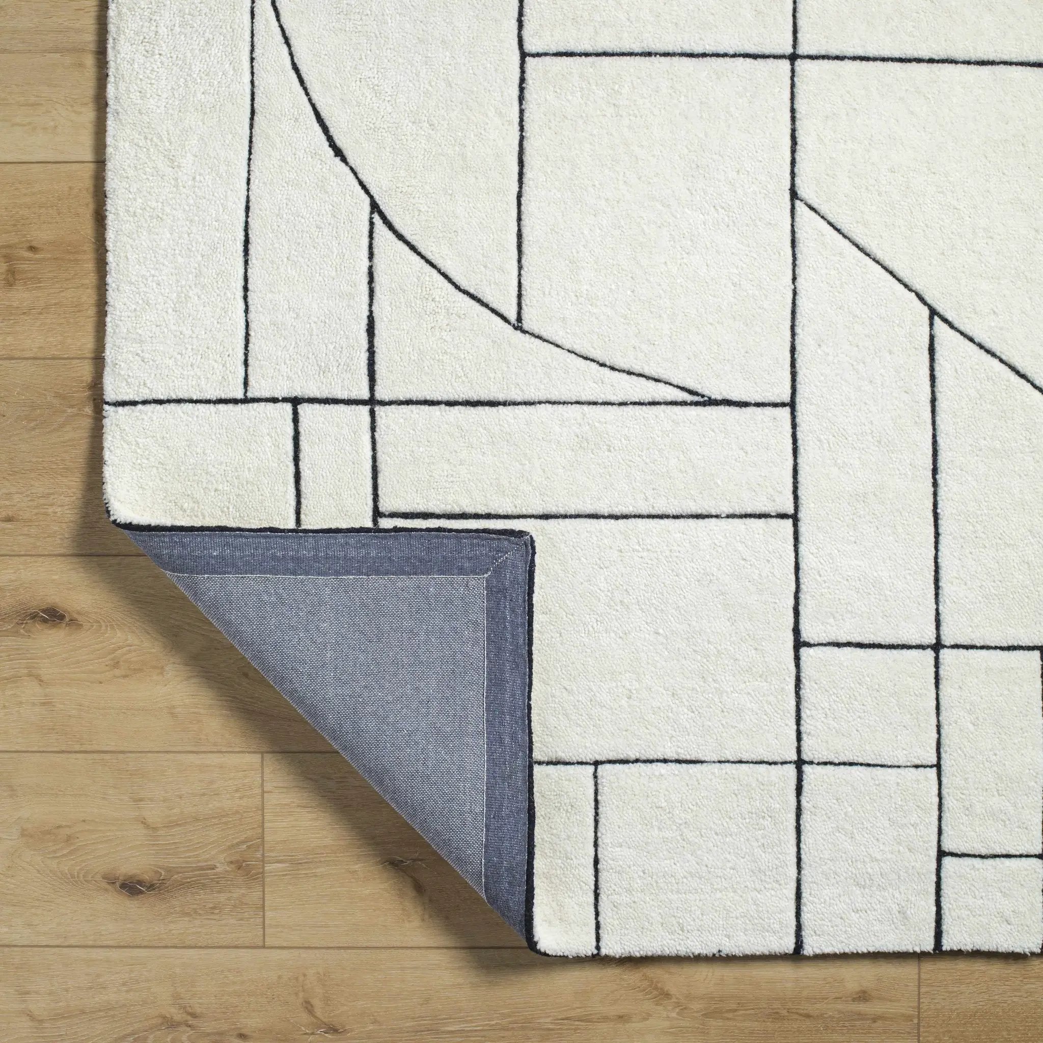 Fusao Rose Cream Area Rug - Clearance by Boutique Rugs