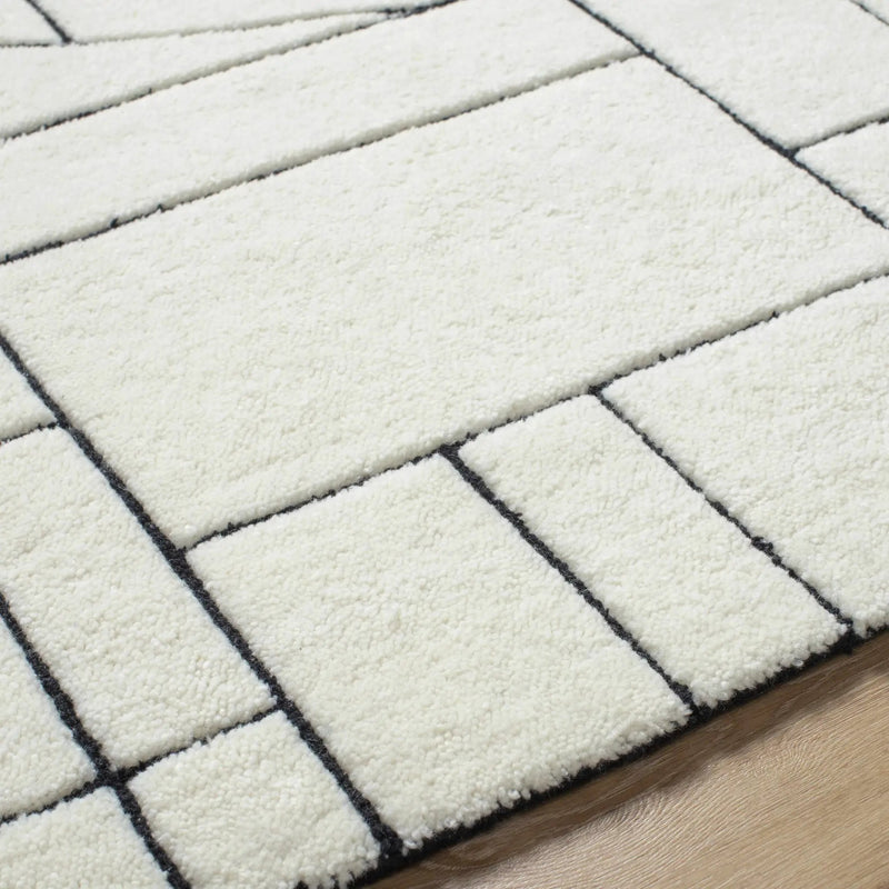 Fusao Rose Cream Area Rug - Clearance by Boutique Rugs