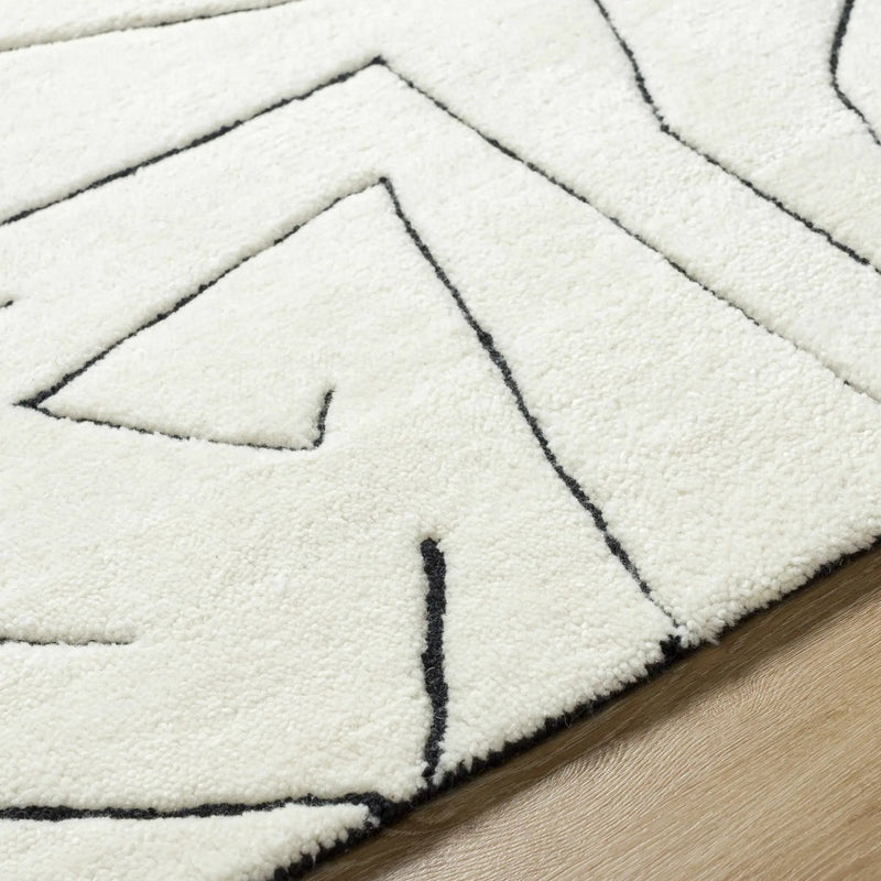Mony Rose Cream Area Rug - Clearance by Boutique Rugs