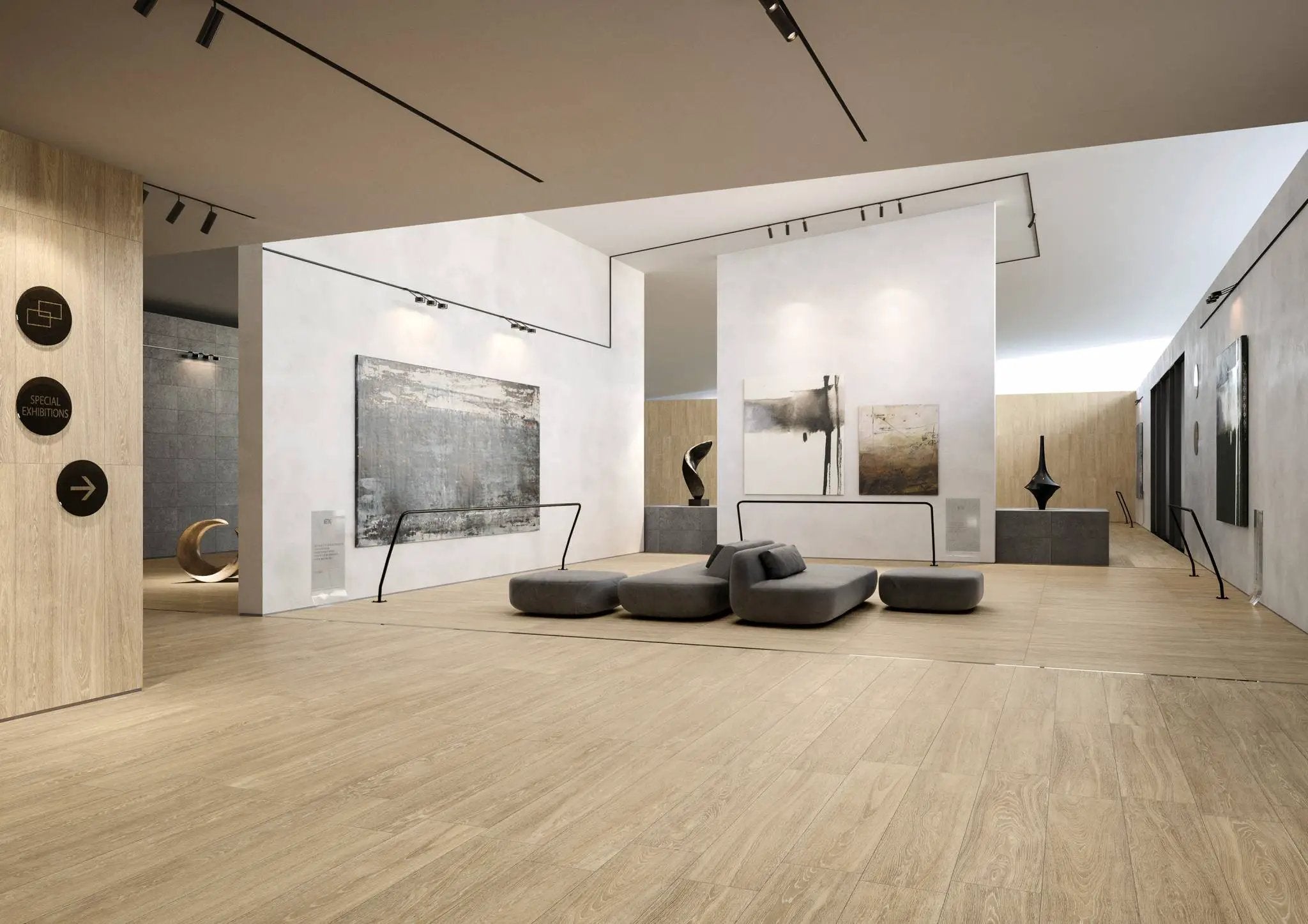 Infinity Cosmos Stone Look Porcelain Tiles 12x24 by landmarkceramics
