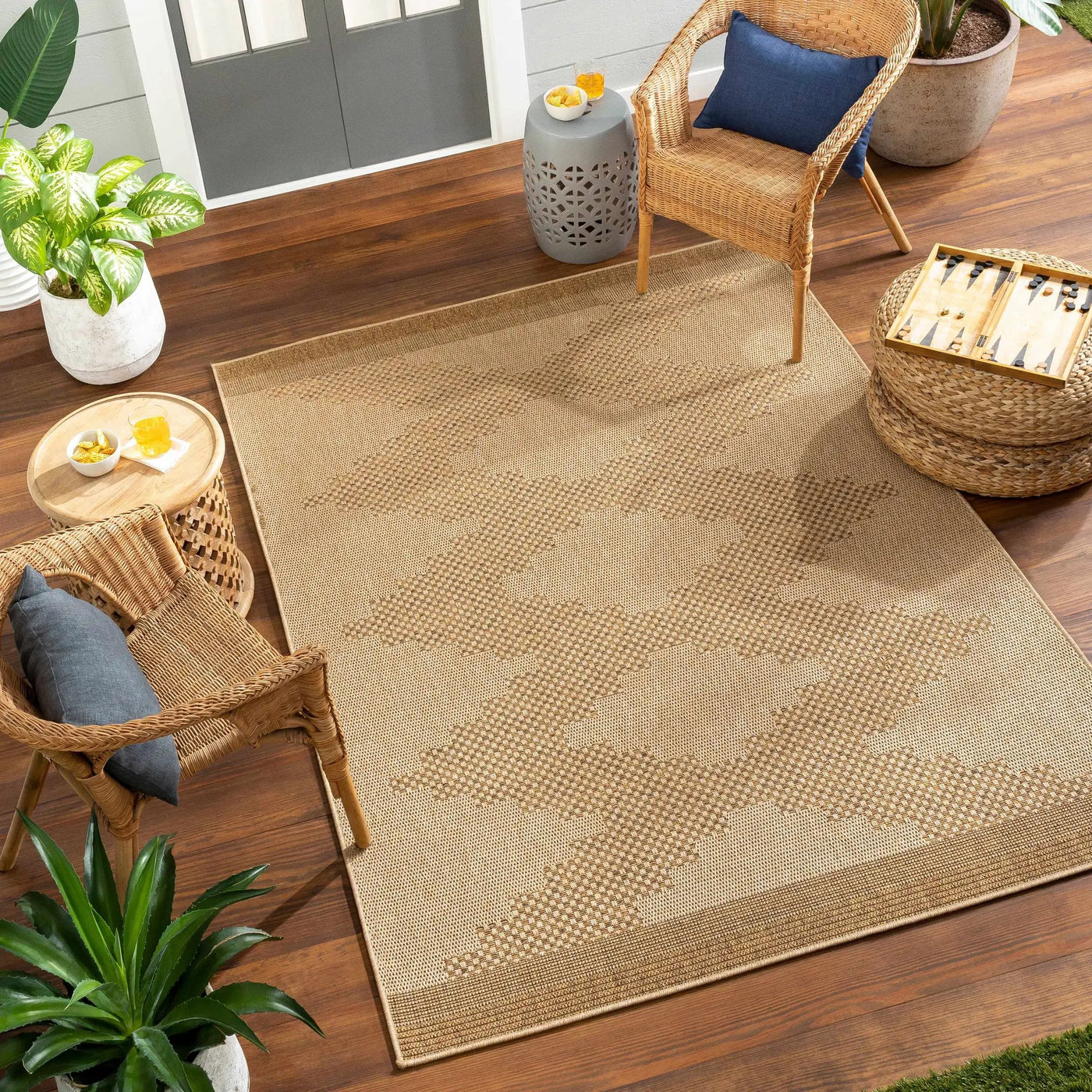 Colum Flatweave Faux Jute Outdoor Rug by Boutique Rugs