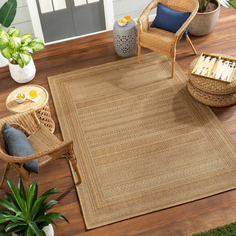 Freja Flatweave Faux Jute Outdoor Rug by Boutique Rugs