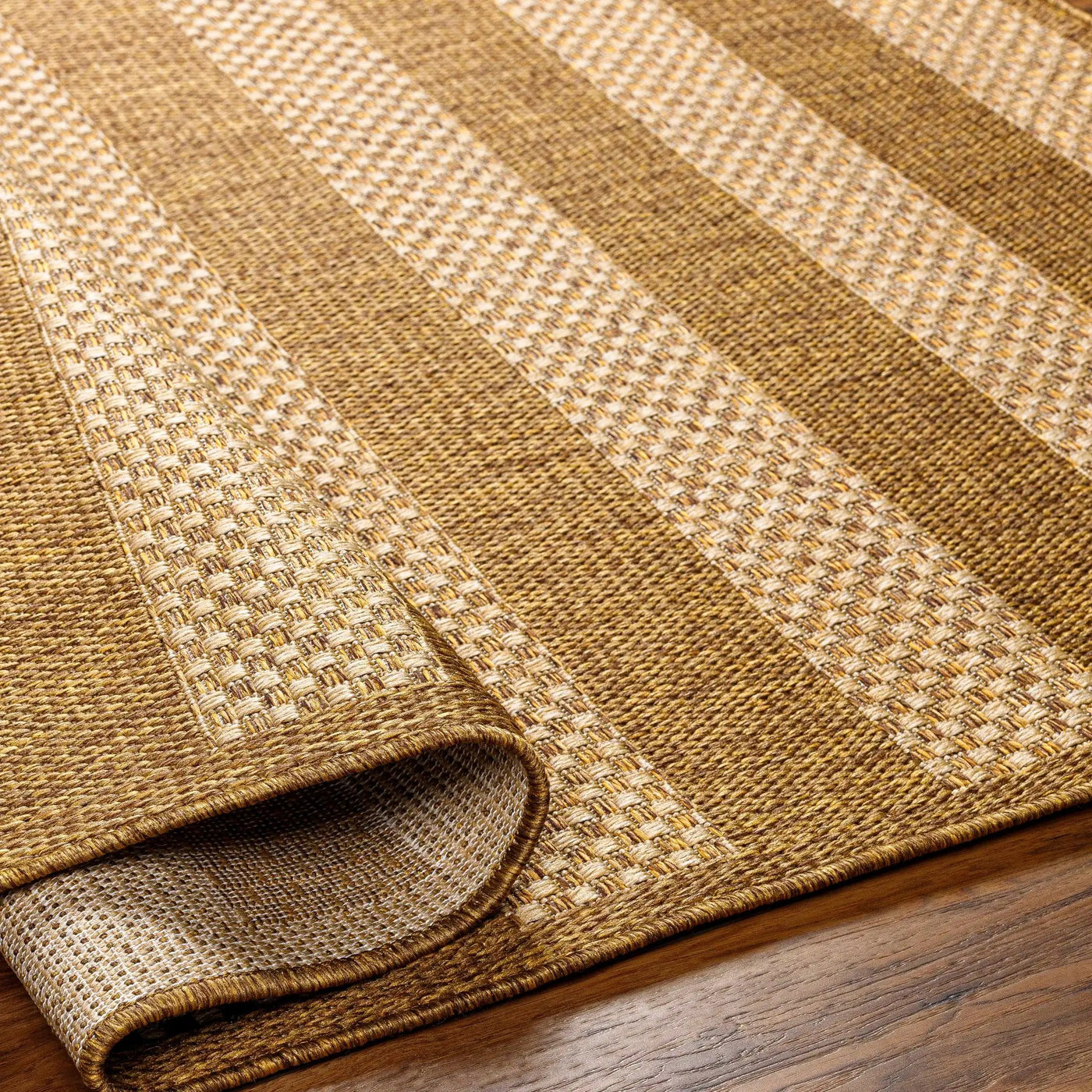 Hiero Flatweave Faux Jute Outdoor Rug by Boutique Rugs