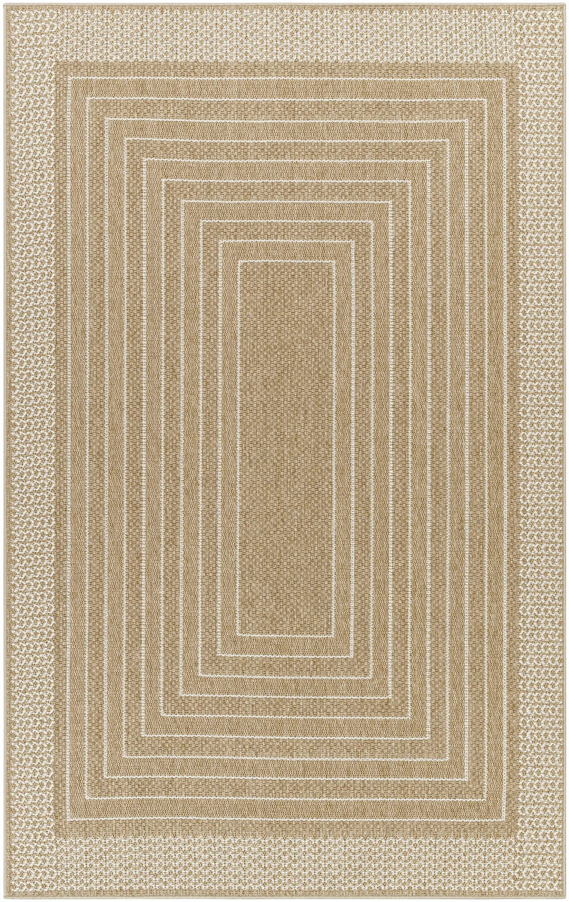 Mopsa Tan Outdoor Area Rug - Clearance by Boutique Rugs