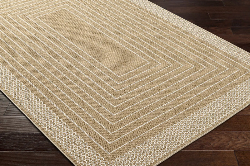 Mopsa Tan Outdoor Area Rug - Clearance by Boutique Rugs