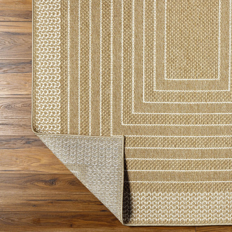 Mopsa Tan Outdoor Area Rug - Clearance by Boutique Rugs